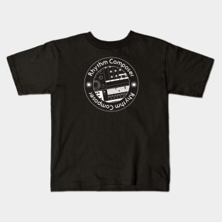 808 Drum Machine Graphic: Rhythm Composer Kids T-Shirt